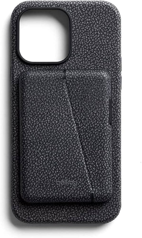 Bellroy Mod Leather Wallet Magsafe Case iPhone 14 Plus - Black