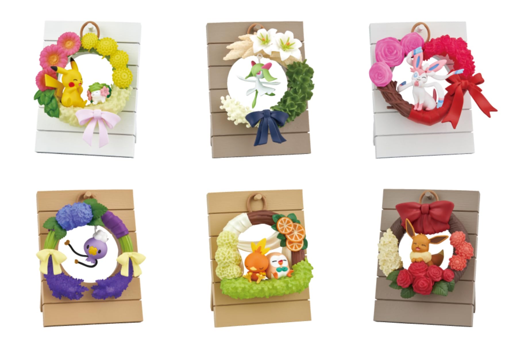 Re-ment Pokemon Happiness Wreath Collection Mini Figure Blind Box