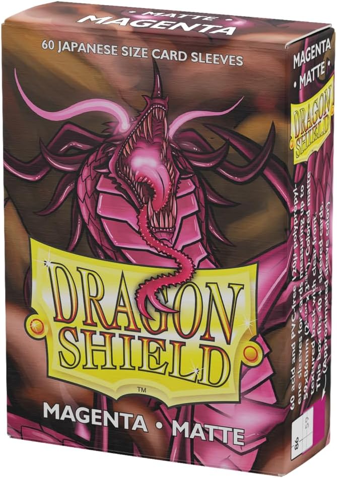 Dragon Shield Matte Magenta Sleeves (100)
