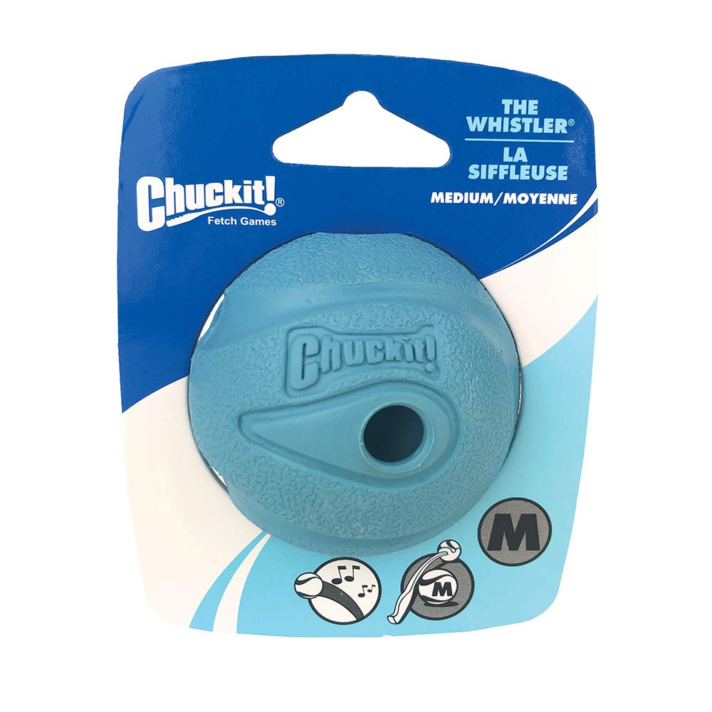 Chuckit Whistler Ball 2 Pack Medium Dog Toy
