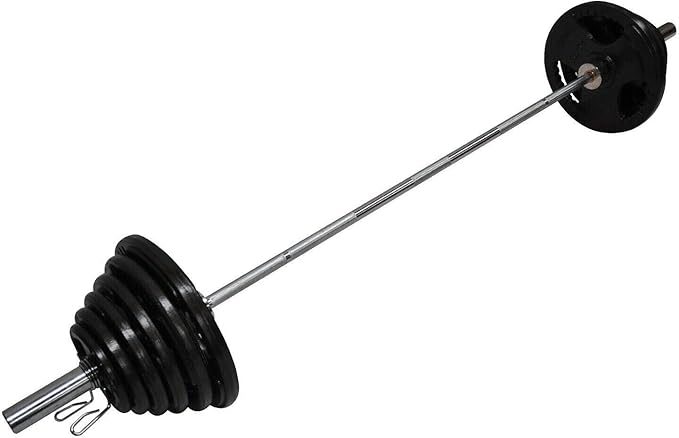 Total 138.5kg - 220cm Olympic Barbell Bar + Weight Plates - 1.25kg x 2+ 2.5kg x 2+ 5kg x 2+ 7.5kg x 2+ 10kg x 2+ 15kg x 2+ 20kg x 2