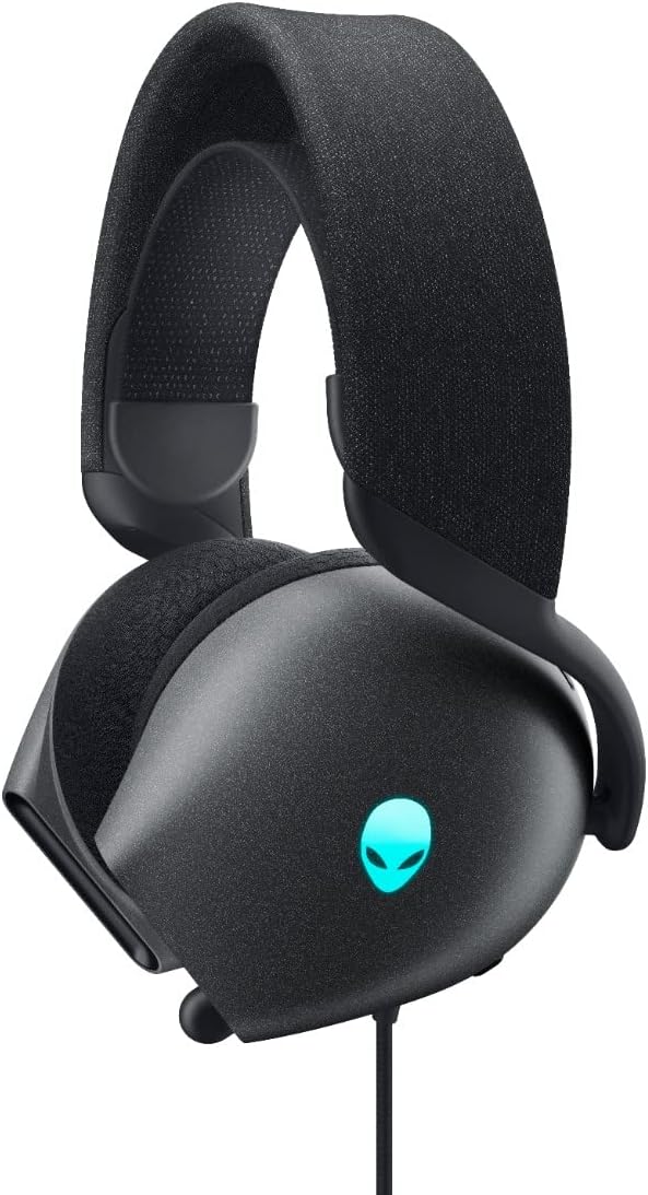 Alienware Gaming Headset AW520H - Headset - Full Size - Wired - USB, 3.5 mm Jack - Lunar Light