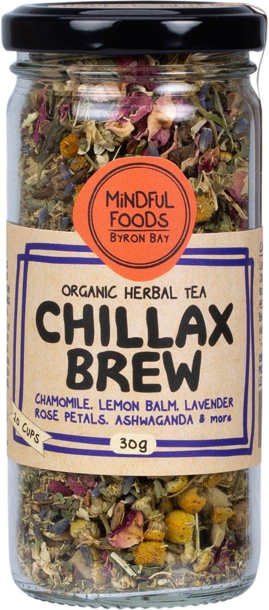 Mindful Foods Chillax Brew Organic Herbal Tea 30g