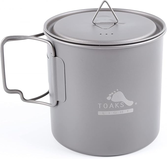 TOAKS Light Titanium 650ml Pot