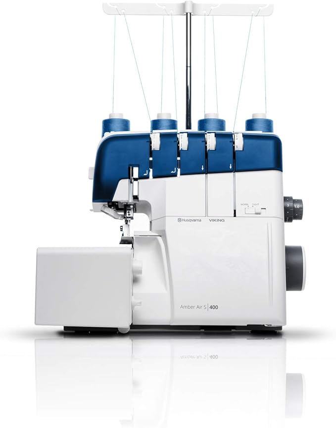 Husqvarna Viking Self Threading Amber Air S400 Overlocker Serger BNIB
