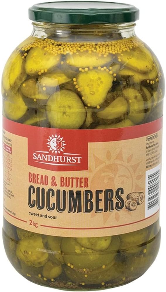 Cucumbers Sweet & Sour Bread & Butter Style 2kg