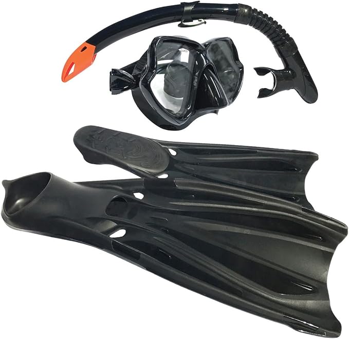 Land & Sea Whitsunday Snorkel Set - Black