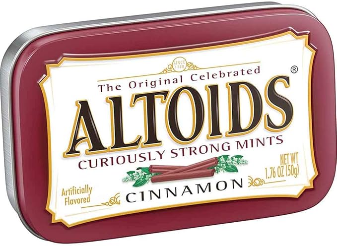 Altoids Cinnamon Mints, 1.76 oz. (Pack of 12)