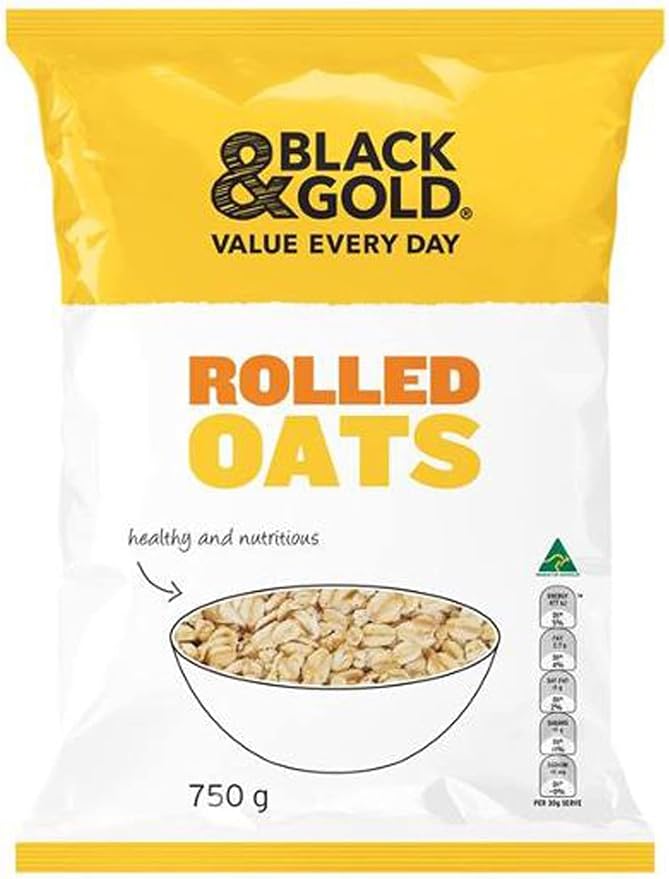 Black & Gold Rolled Oats