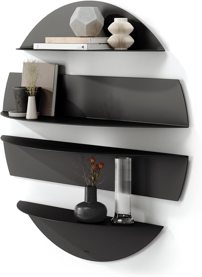 Umbra - Black Solis Wall Shelves