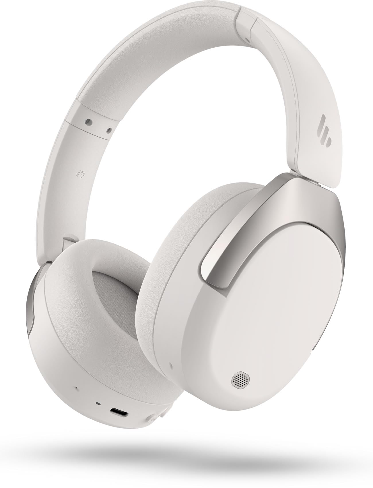 Edifier W830NB Active Noise Cancelling Wireless Over-Ear Headphones - White