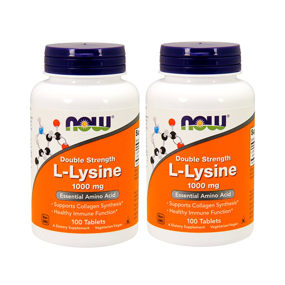 Now Foods - L-Lysine 1000 mg. 100 Tablets