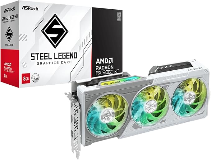 ASRock Radeon RX 9060 XT Steel Legend 16GB OC