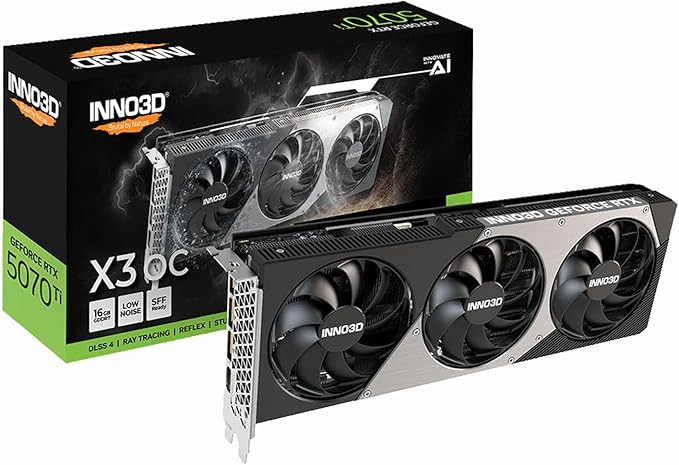 INNO3D NVIDIA GeForce RTX 5070 Ti X3 OC White 16GB