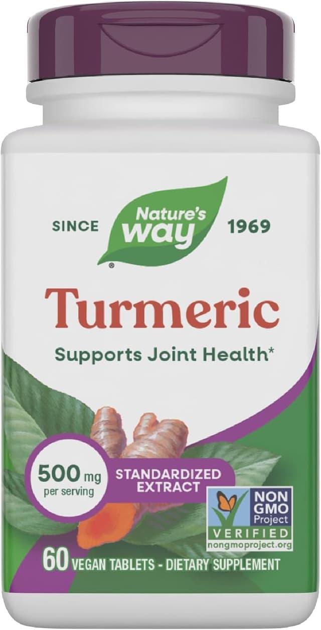 Nature's Way Turmeric Standardized - 120 Tablets