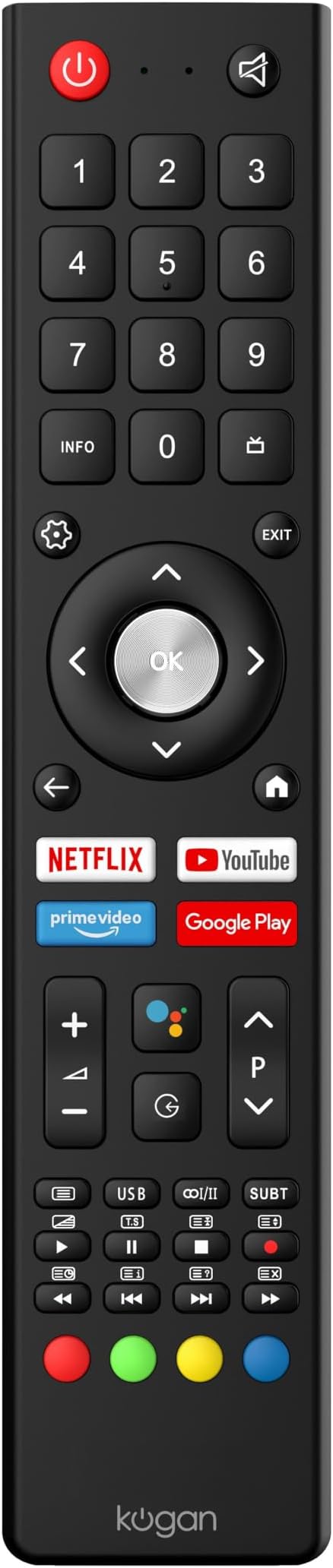 Kogan TV Remote Control (T007)