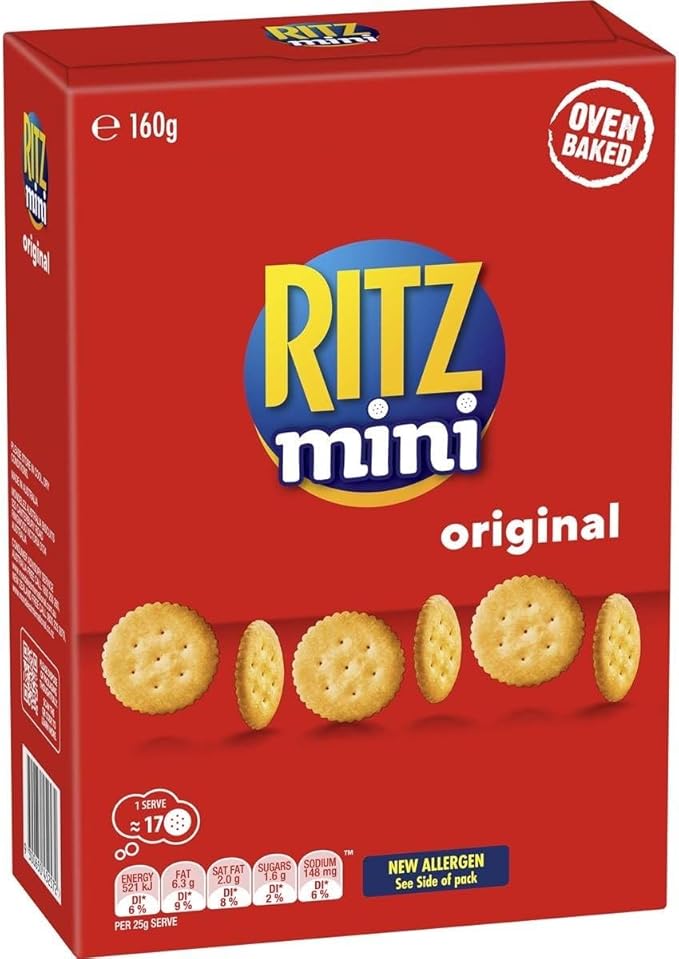 Ritz Mini Crackers Original Flavour Multipack 8 Pack