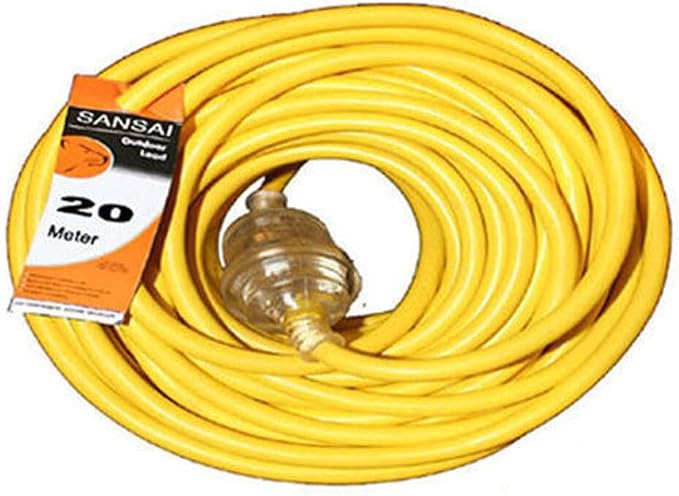 Sansai Indoor/Outdoor Heavy Duty Extension Cord 20m