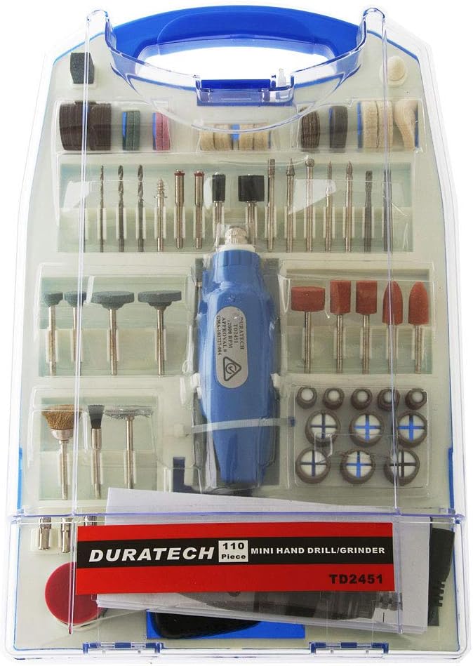 110 Piece 12V Rotary Tool Set