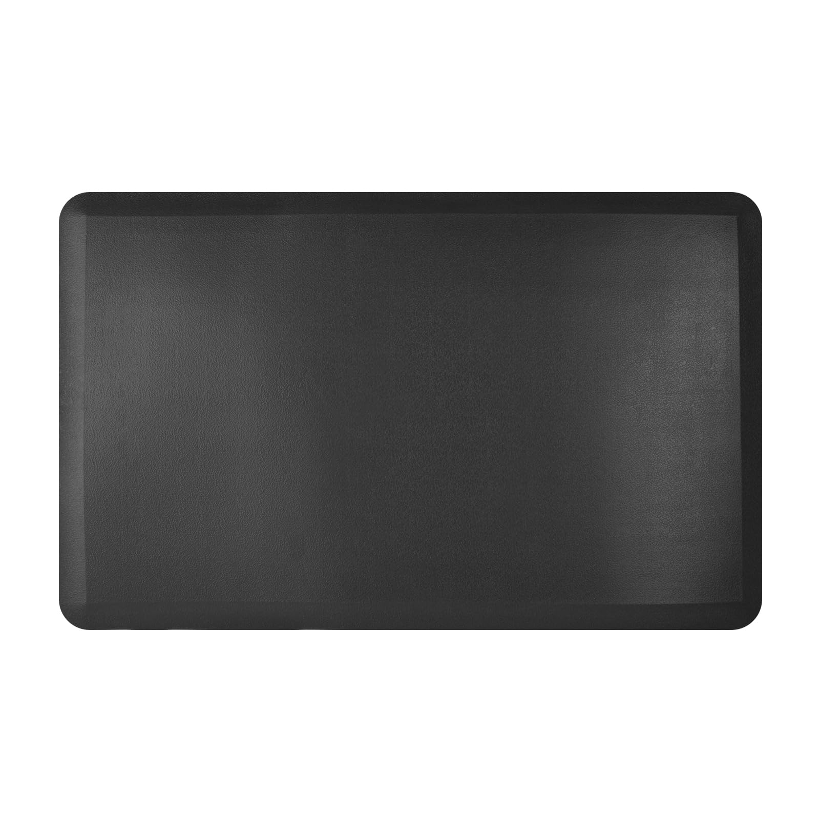 Art3d Thick Anti Fatigue Mat Kitchen, Non-Slip Comfort Standing Desk Floor Mat for Home Office - 120x44x2 cm, Black
