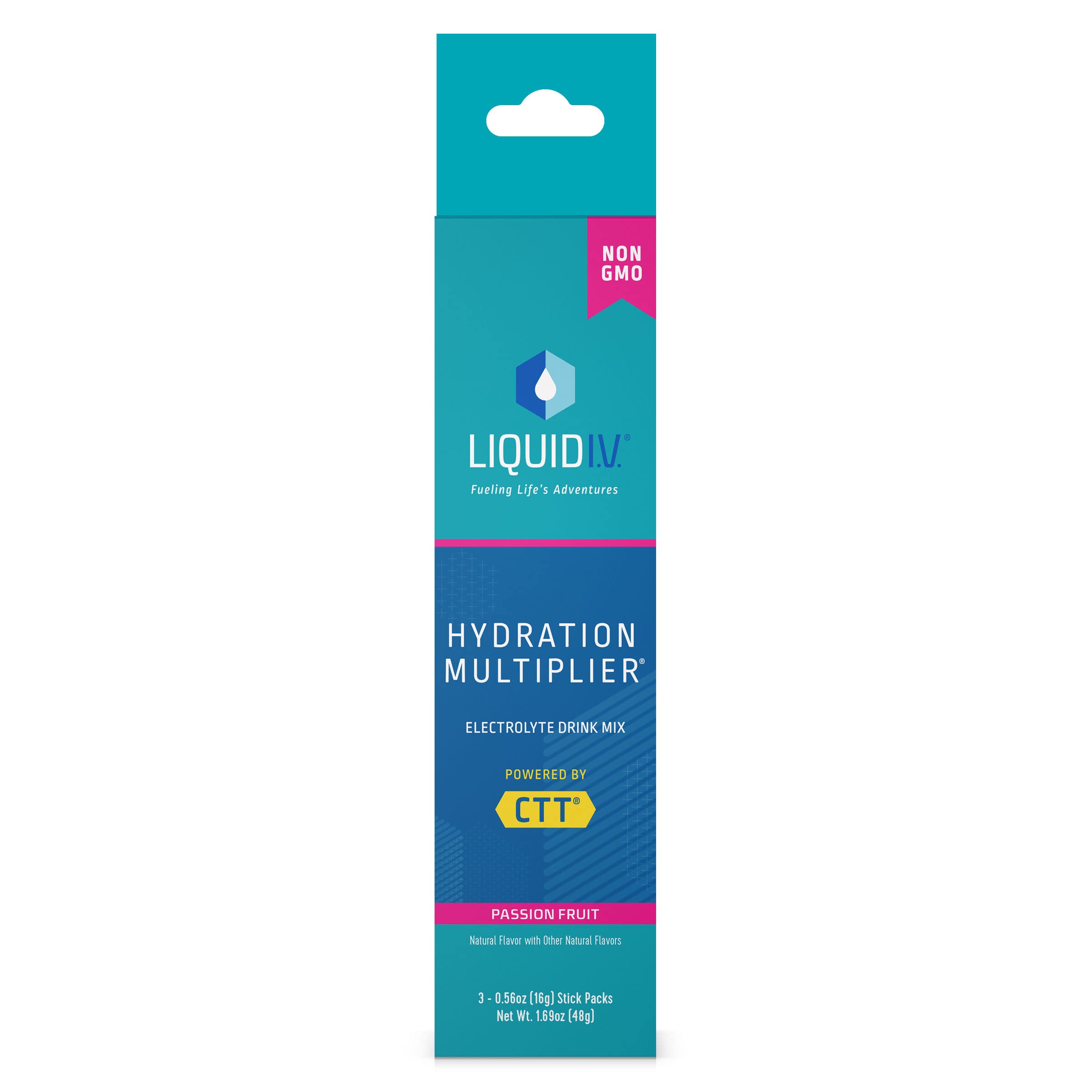 Liquid I.V. Hydration Multiplier Powder Drink Mix Passion Fruit 30 Packs
