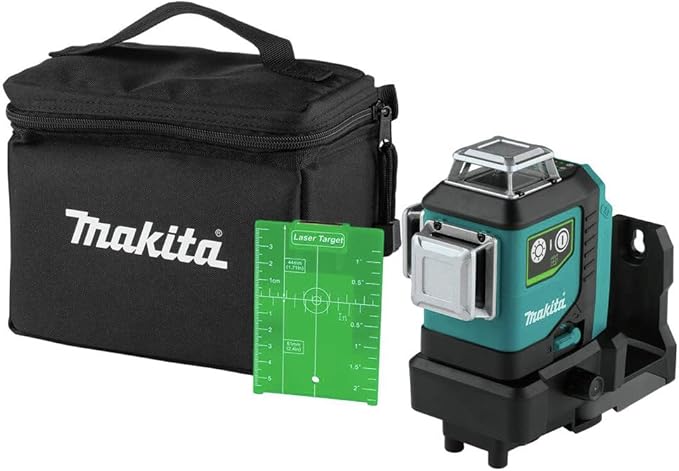 Makita SK700GD 12V Max Green 3 x 360° Line Laser | Tools Warehouse