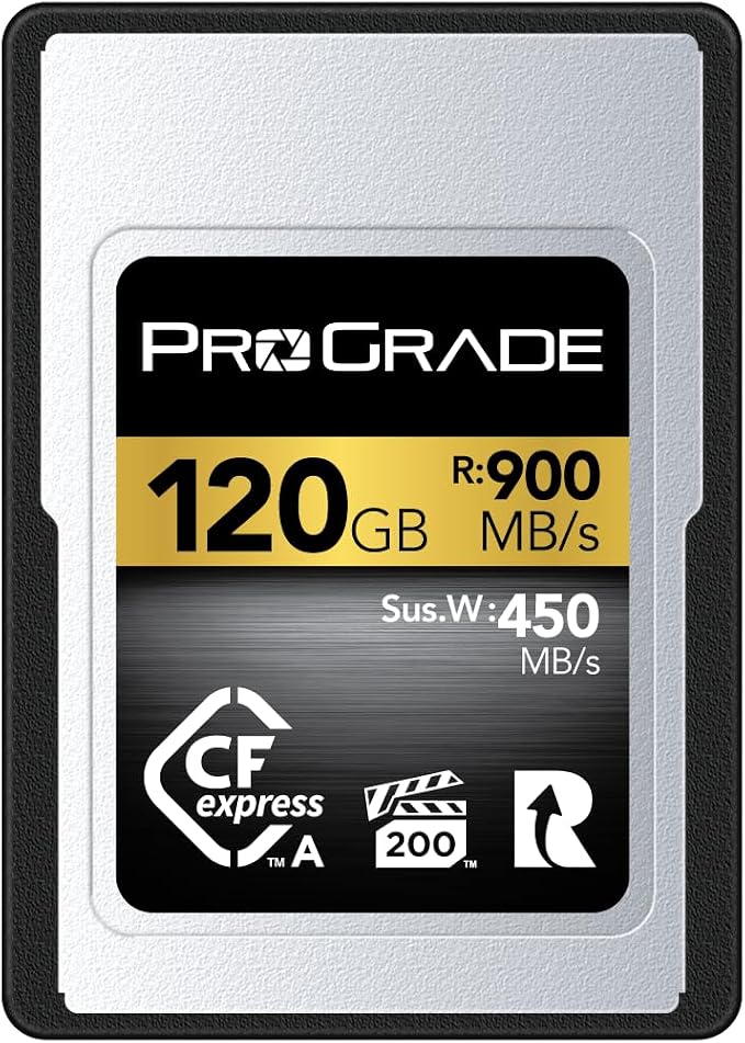 ProGrade Digital CFexpress 2.0 Type A Memory Card (120GB) Gold