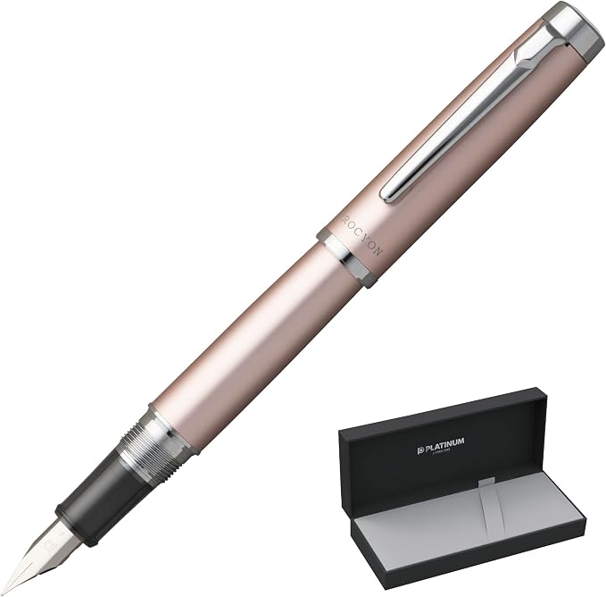 Platinum Fountain Pen, Procion Luster, Rose Gold, Medium Point, PNS-8000#18-3