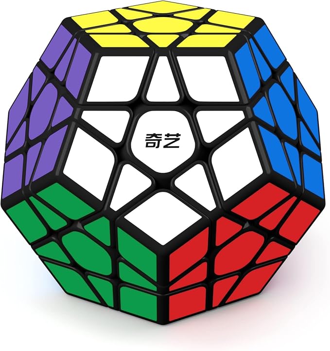 Megaminx Cube ROXENDA 3x3x3 Pentagonal Speed Cube Dodecahedron Magic Cube Puzzle Toy