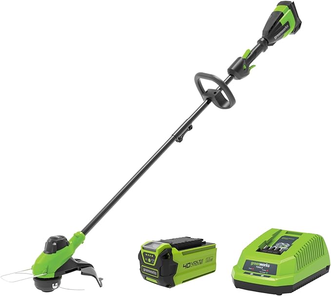 Greenworks 40V 33cm (13") String Trimmer 2.0Ah Set 2109807AU-Kit-2