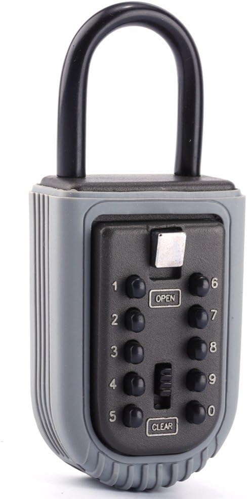 10-digit Combination Lock Key Safe Storage Box Padlock