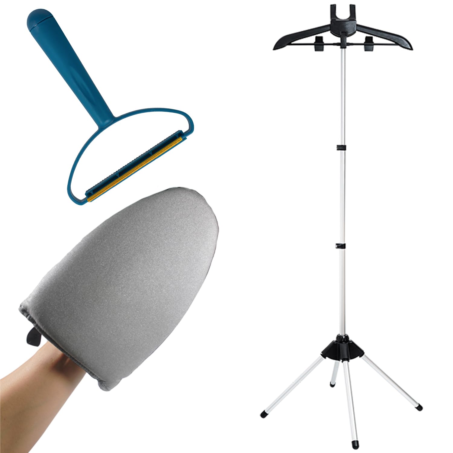 Garment Hanger For Steaming Clothes With Ironing Gloves,Steam Rack For Clothes,handheld Garment Steamer Rack,clothes Hanger For Steam Ironing,steam