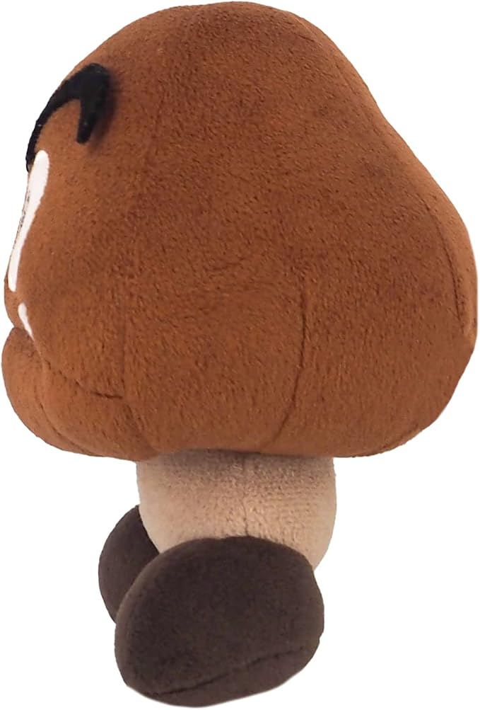Sanei Super Mario All Star Collection 5" Goomba Plush, Small