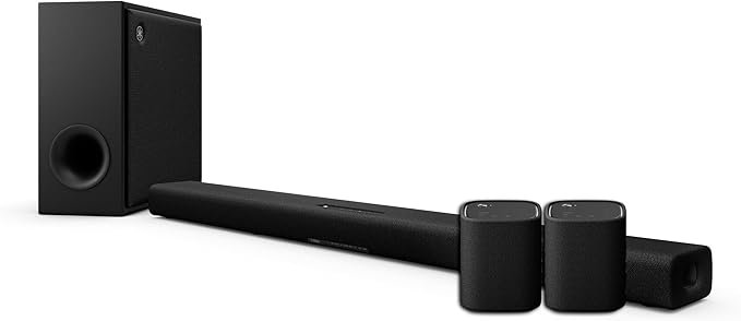 Yamaha - TRUEX50AB Atmos Soundbar