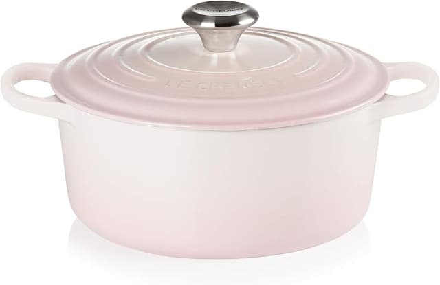Le Creuset Round Casserole Cast Iron 20 cm Shell Pink
