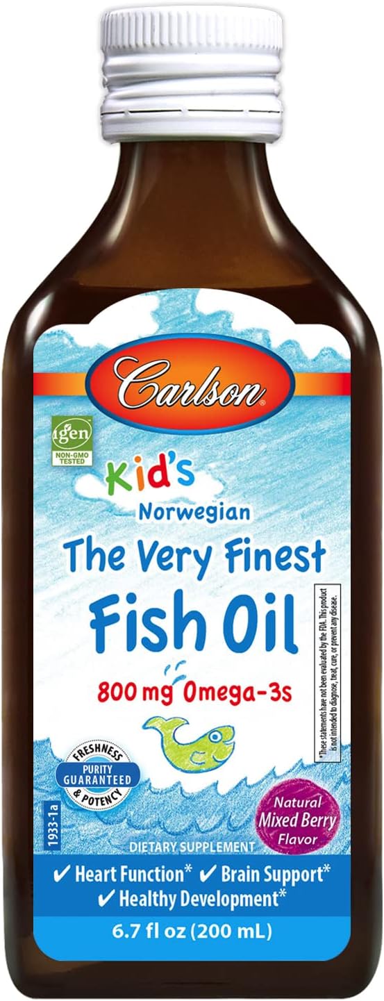 Carlson Labs Kid's Norwegian - The Very Finest Fish Oil Natural Lemon Flavour - 200 ml