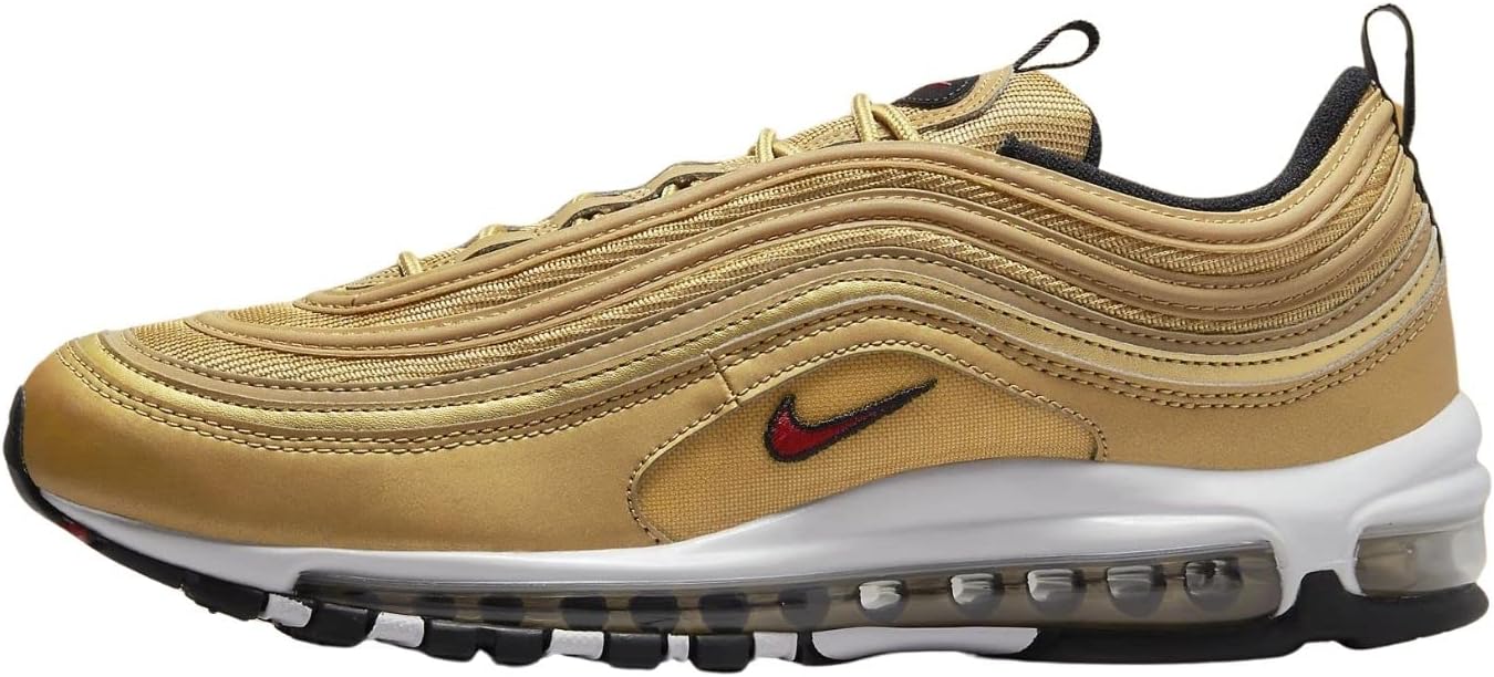 Nike Air Max 97 QS 'Silver Black' Shoes - Size 5