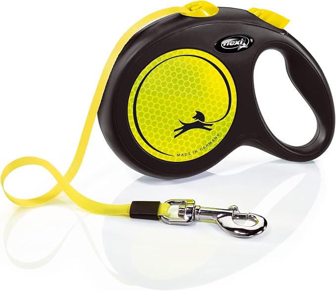 Flexi New Neon Retractable Tape Leash - Large - 16'