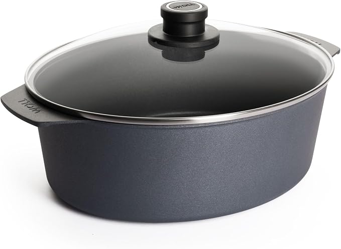 Woll Diamond Lite Induction Oval Roast 31x26cm 6L with Lid