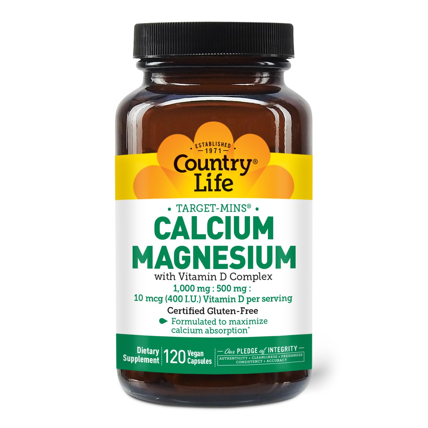 Country Life - Target-Mins Calcium-Magnesium with Vitamin D - 240