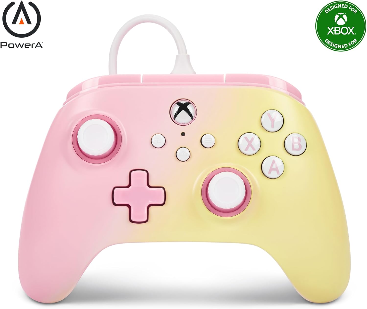 PowerA Enhanced Wired Controller for Xbox Series X|S (Pink Lemonade)