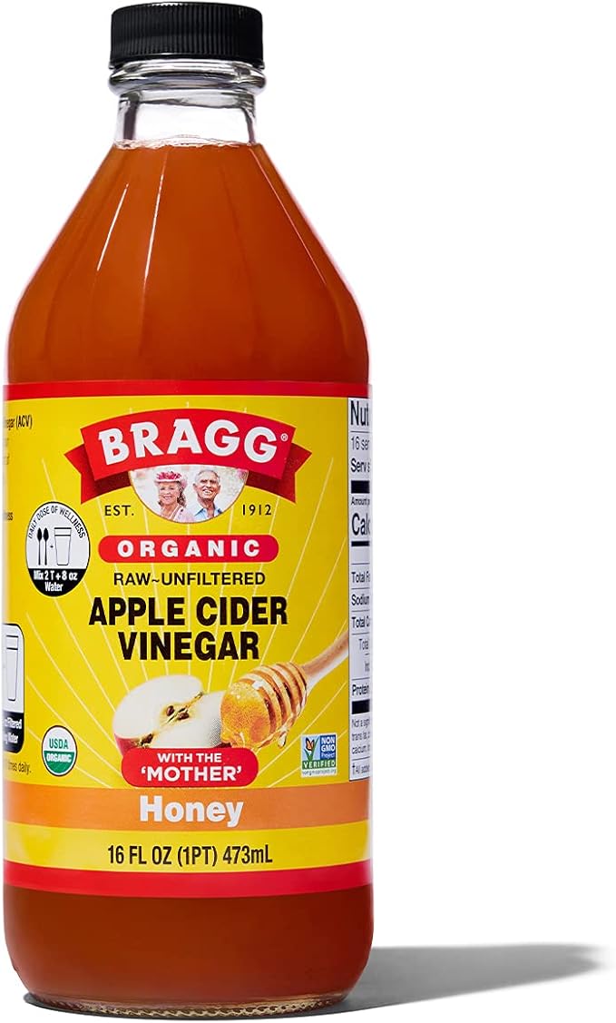 Bragg Apple Cider Vinegar & Honey Unfiltered 473ml