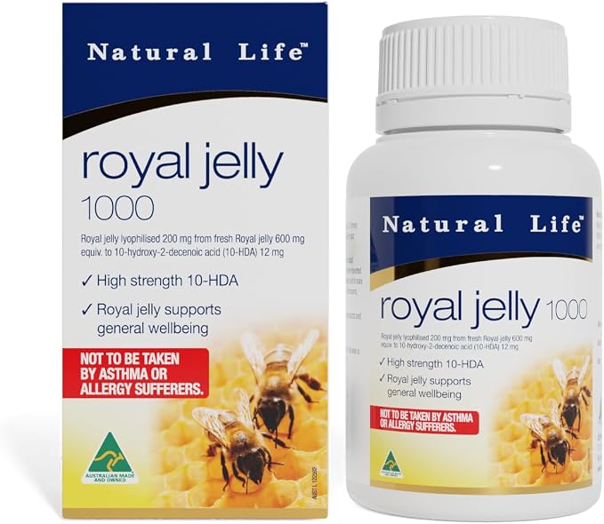 Natural Life Royal Jelly 1000mg 365 Caps