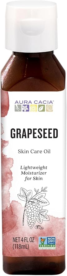 Aura Cacia - Grapeseed Skin Care Oil - 4 fl. oz (118 ml)