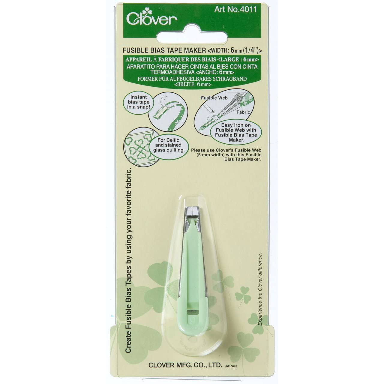 Clover 6 mm Fusible Bias Tape Maker
