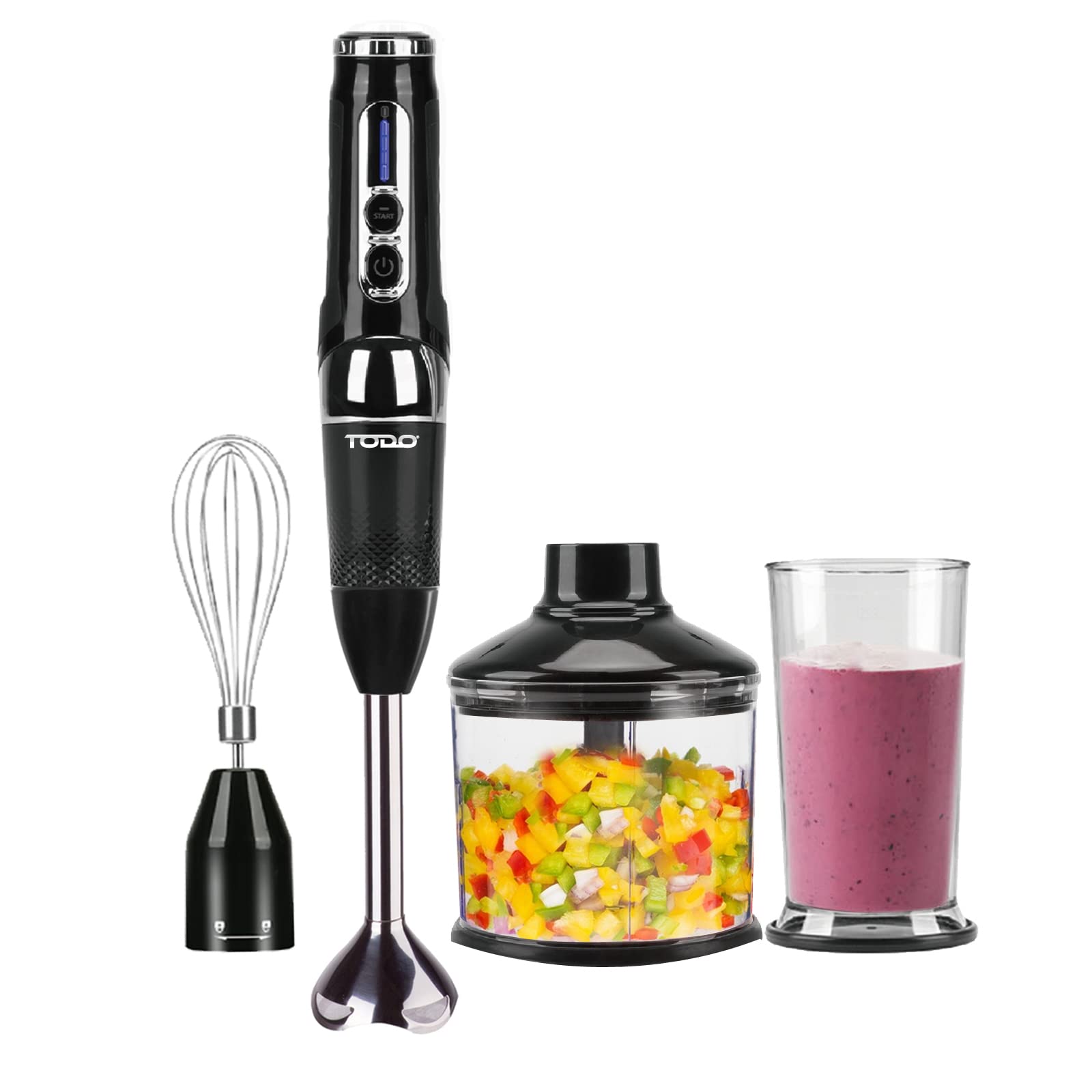 TODO 7.4V Cordless Stick Blender Food Chopper Whisk