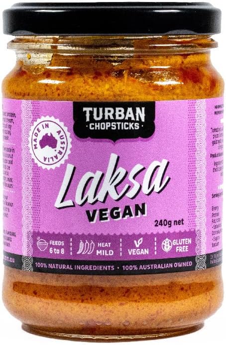 Turban Chopsticks Curry Paste Laksa Vegan (240g)