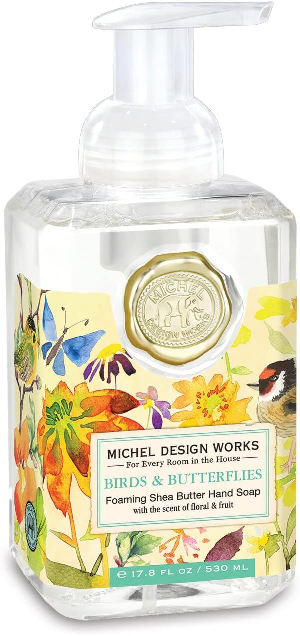 Michel Design Works Birds & Butterflies Foaming Hand Soap