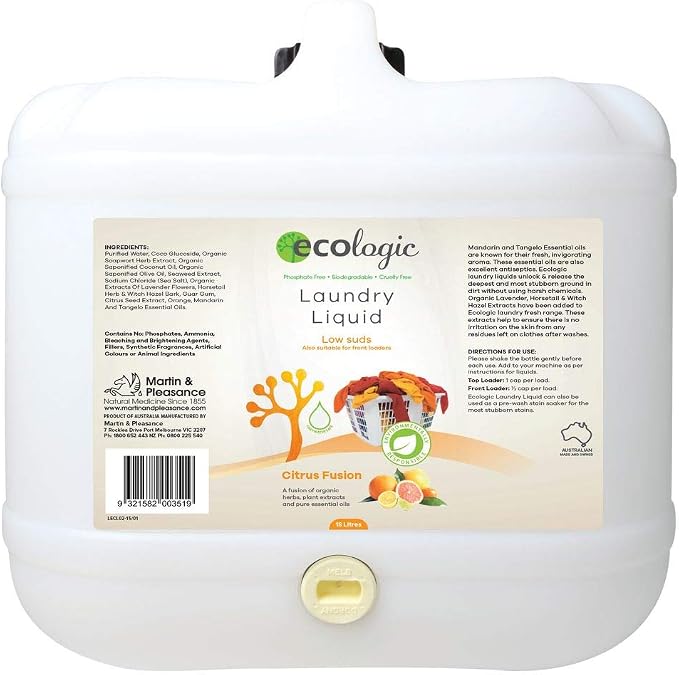 Ecologic Citrus Fusion Laundry Liquid 1L