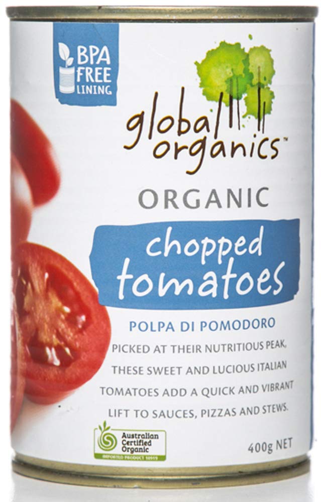 Global Organics Chopped Tomatoes Organic 400g